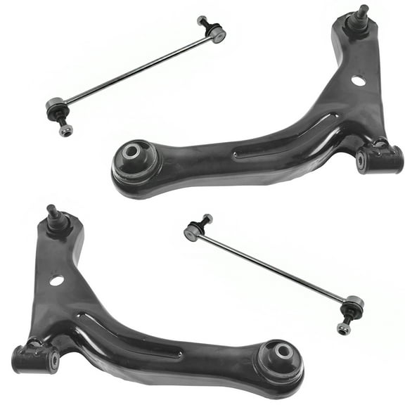 TRQ 4 pc Suspension Kit Control Arms w/ Ball Joints Sway Bar End Links for Ford PSA85269 Fits select: 2005-2012 FORD ESCAPE, 2005-2011 MERCURY MARINER