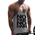 thumbnail image 4 of Kalauyu Y-Back Workout Tank Tops, Athletic Muscle Gym Tank Tops, Fitness Bodybuilding Sleeveless T-Shirts, 4 of 4