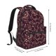 thumbnail image 2 of Fotbe Beautiful Purple Butterflies Mochila Casual con Estampado para Escuela, Viajes y Actividades al Aire Libre - Duradera, Ligera y Cómoda, 2 of 5