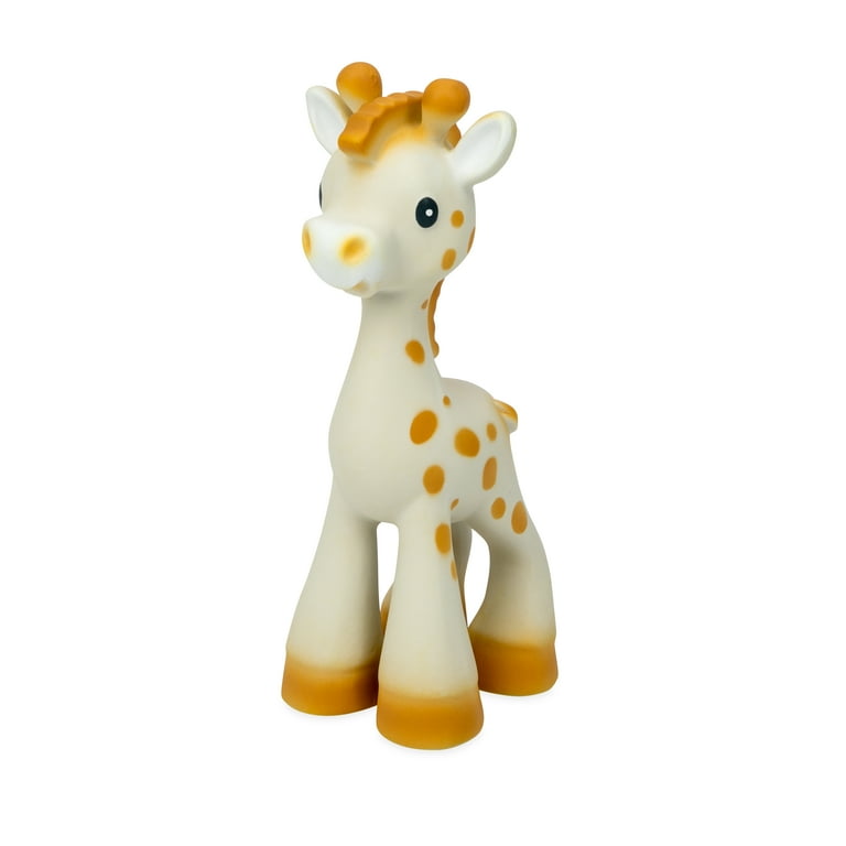 Nuby Jackie the Giraffe Natural Rubber Teether for Babies Yellow Infant Teething Toy Walmart