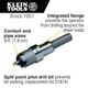 thumbnail image 2 of Cortador de agujeros Klein Tools 31850 de carburo pesado de 3/4 pulgadas, 2 of 9