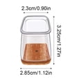 thumbnail image 3 of Square Clear Silicone Chair Leg Floor Protectors, Furniture Feet Covers with Pads, Scratch Resistant for Hardwood Floors Table Chairs, 3 of 6