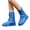 Blue, variant on Waterproof Shoe Covers Adjustable Buckle Non Slip Reusable Rain Boot Protectors for Outdoor Walking Hiking Commute