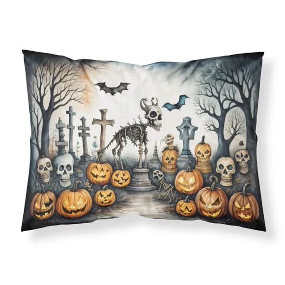 Funda de almohada Caroline's Treasures Pet Cemetery Halloween