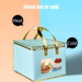 thumbnail image 6 of JGJJUGN Insulated Cake Carrier Bag with Aluminum Foil Lining, Portable Disposable Cake Cooler Storage Box, Large Capacity Non-Woven Cake Lunch Box Bag, 6 of 6