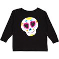 thumbnail image 3 of Inktastic Decorated Skull Boys or Girls Long Sleeve Toddler T-Shirt, 3 of 5