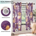 thumbnail image 5 of Cute Ghost Patterns Breathable Sheer Curtains 63x52in Soft Light Filtering, UV Protection and Thermal Insulation, 5 of 7