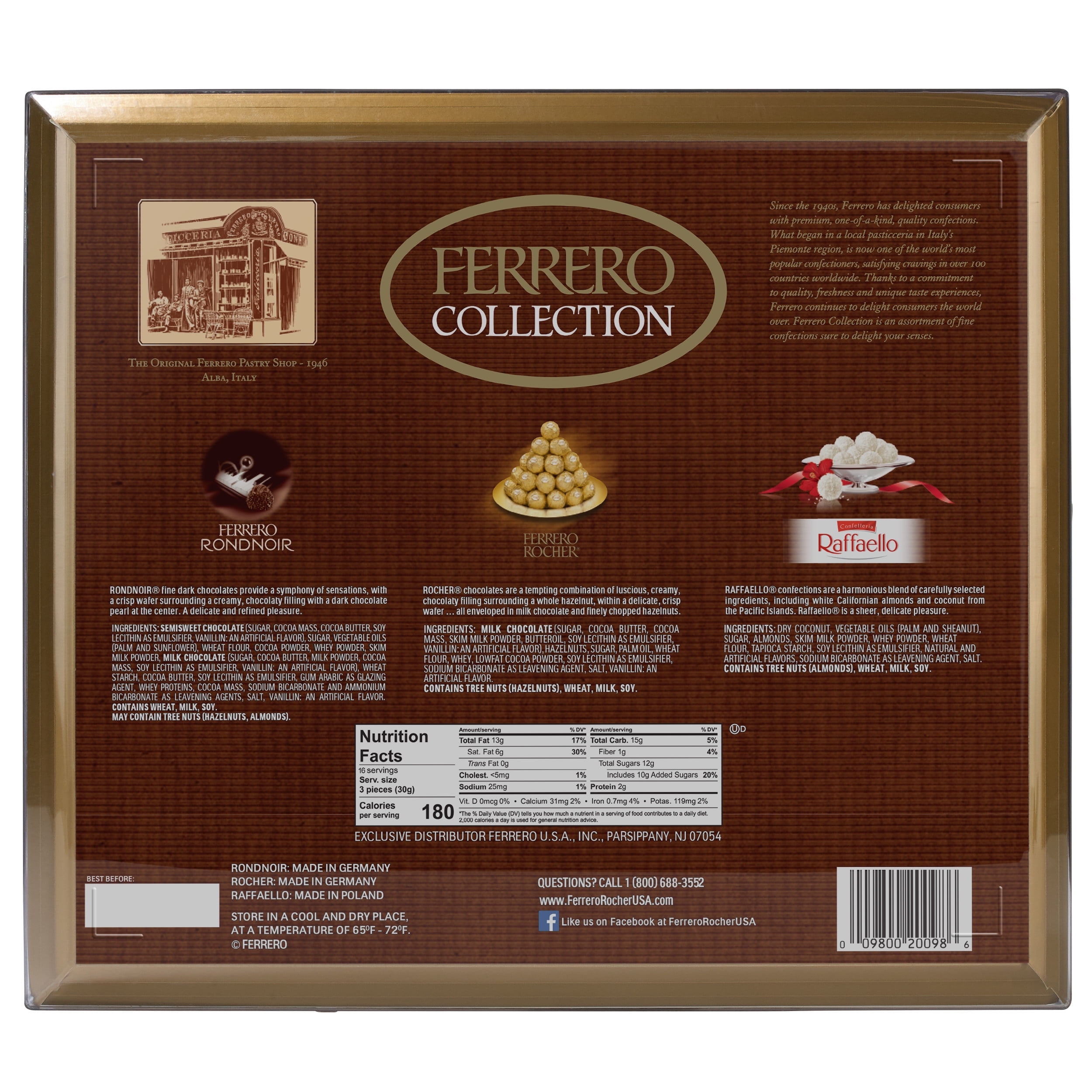 Ferrero Rocher Chocolate 10.2 Oz Gifts in Redwood City, CA