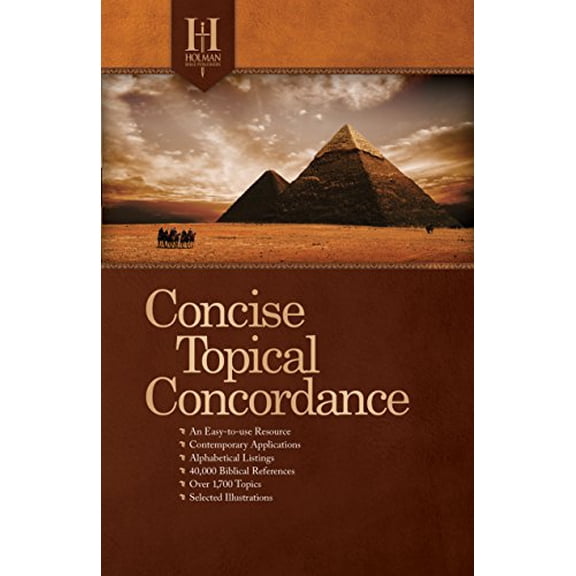 Pre-Owned Holman Concise Topical Concordance, Tradepaper (Paperback) 1433646803 9781433646805