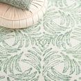 thumbnail image 6 of SAFAVIEH Jardin Thaddeus Leaves Area Rug, Ivory/Green, 3' x 5', 6 of 8