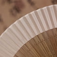 thumbnail image 3 of HIBIBUD 2Pcs Folding Fan Cutout Fan Bones Enhance Design Folding Fans Handheld Gentle Fan Surface Large Hand Fans for Dance Style3, 3 of 4