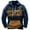 Navy, variant on Western Aztec Hoodies for Men Ethnic Print Graphic Long Sleeve Pullover Tops Hooded Oversized Sweatshirt Activewear 2023