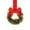 F, variant on Gumesh Premium Christmas Window Wreath - Frosted Pine & Berry Decor - Easy Install Indoor Outdoor Holiday Decoration