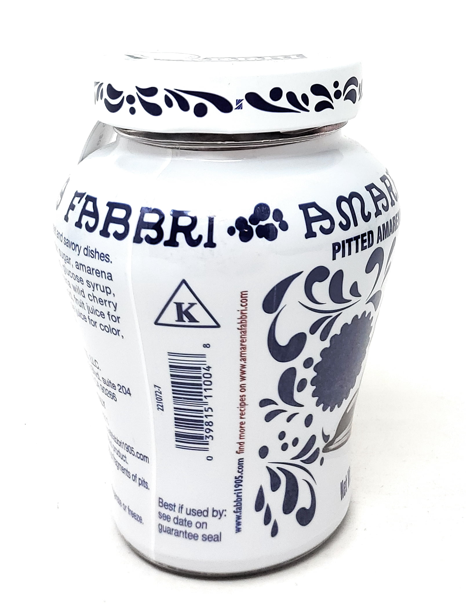 Fabbri Amarena Pitted Wild Cherries in Syrup Gluten Free 400 g (14.1 oz)