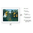 thumbnail image 2 of The Repast of the Lion - Vintage Painting by Henri Rousseau c.1907 - Fine Art Rolled Canvas Print (Unframed) 16in x 20in, 2 of 4