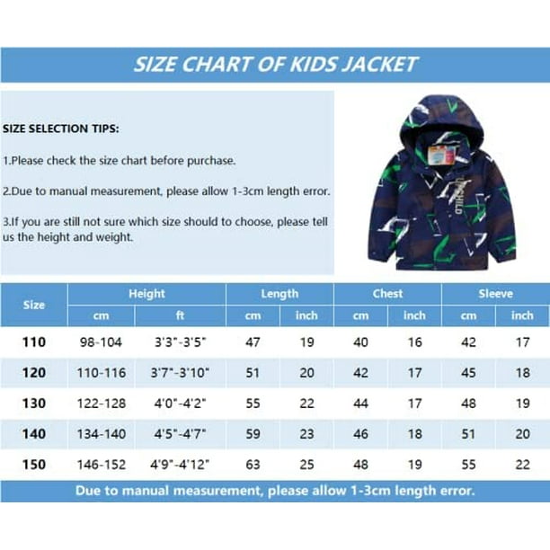 Boys fleece top lined raincoat