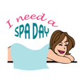 thumbnail image 3 of CafePress - I NEED A SPA DAY Pajamas - Women's Short Sleeve Print T-Shirt and Pants Light Cotton Pajama Set, 3 of 7