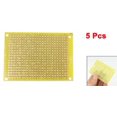 thumbnail image 2 of 5 Pcs Composants Électroniques Cuivre Pcb Carte de Prototypage Diy 5Cm X 7Cm, 2 of 2