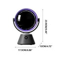 thumbnail image 2 of Kchsji High Speed Turbo Fan High-Power USB Charging Desktop Fan, Silent Home Circulation Fan, LCD Display, 5-Speed, Auto Shaking, for Living Room, Office, Home, Cooling, Fresh Air Circulation, 2 of 2