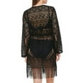 thumbnail image 2 of Dotti Womens Bemus Fringed Kimono Cover-Up Style-DTBFC300, 2 of 2