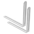 thumbnail image 5 of FRCOLOR 2pcs Stainless Steel Slotted L Bracket Adjustable Right Angle Corner Brace for Floating Shelves Heavy Duty Wall Mount Support, 5 of 8