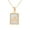 A, variant on Initial Necklaces for Women Non Tarnish,Gold Plated Dainty Square Letter Pendant Charm Necklace Waterproof A-Z Trendy Thin Chain Name Personalized Jewelry Gifts