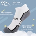 thumbnail image 2 of EALLCO 30 Pairs Boys & Girls Socks Ankle Lightweight Breathable Socks for 4-10 Years Old, 2 of 7