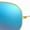 Matte Gold/Crystal Green Mirror Multi Blue, variant on Ray-Ban RB3025 Classic Aviator Sunglasses, 58MM