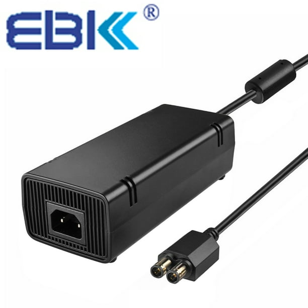 Ebk New Upgraded Power Supply Brick For Microsoft Xbox 360 X360 Slim Console Ac Adapter Wall Charger With Power Cable Cord Walmart Com Walmart Com