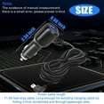 thumbnail image 4 of Dash Cam Car Charger Usb Cable 11.5Ft Power Cord Supply For Dvr Camera Gps, 4 of 9