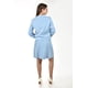 thumbnail image 3 of Conjunto falda y sueter con cinto Roman Fashion /Juvenil, 50217 (Azul cielo) azul cielo M, 3 of 6