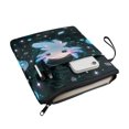 thumbnail image 2 of HELLHERO Book Cover Sleeve Pouch Classic Book Cover Carrying Case with Pocket Polyester Fabric Carrying Book Case for Women 11.42 x 8.66 Inch, Butterfly and Sunflower Pattern, 2 of 8