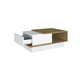 thumbnail image 4 of Mesa de Centro Madik Estilo Nórdico Moderno con Cajón Deslizable Blanco 3956.0002, 4 of 5