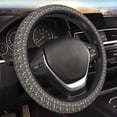 thumbnail image 4 of Uemuo Bulldog Print Printed Car Elastic Steering Wheel Cover - Universal Car Accessory for Diverse Cars Anti-Slip, and Comfortable- 15", 4 of 8