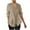 Beige, variant on BiZtdJrK Button Down Shirts for Women Plus Size V Neck 3/4 Sleeve Blouses Loose Fit Dressy Casual Shirt Fashion Street Tunic Tops Red M