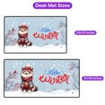 thumbnail image 5 of Hello Winter Ragdoll Smiling in Red Scarf Hat Welcome Christmas Desk Mat Full Keyboard Mouse Pad Cat Lover Kitten Owner Gifts Idea Large Mousepad - 00017, 5 of 5