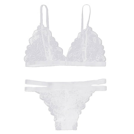 

Mackneog Underwear Sets for Women Women V Neck SexyBabydoll Lingerie Lace Backless Lanyard Underwear Suit Tight Lace Underwear Polyester Lace Thong Plus Size Panties
