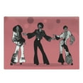 thumbnail image 1 of Retro Cutting Board, Group of 3 Dancing Funk or Disco in Exotic Outfits, Decorative Tempered Glass Cutting and Serving Board, in 3 Sizes, by Ambesonne, 1 of 2