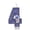 A004- Style D, variant on Astronaut Themed Birthday Number Candle - Glittery Blue Design with Cute Spaceman Accents, for Kids Astro Party, Cake Decoration, Birthday Celebrations