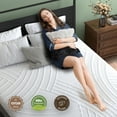 thumbnail image 5 of Costway 8''  Mattress Gel Infused Memory Foam Medium Firm Bamboo Charcoal Queen, 5 of 9