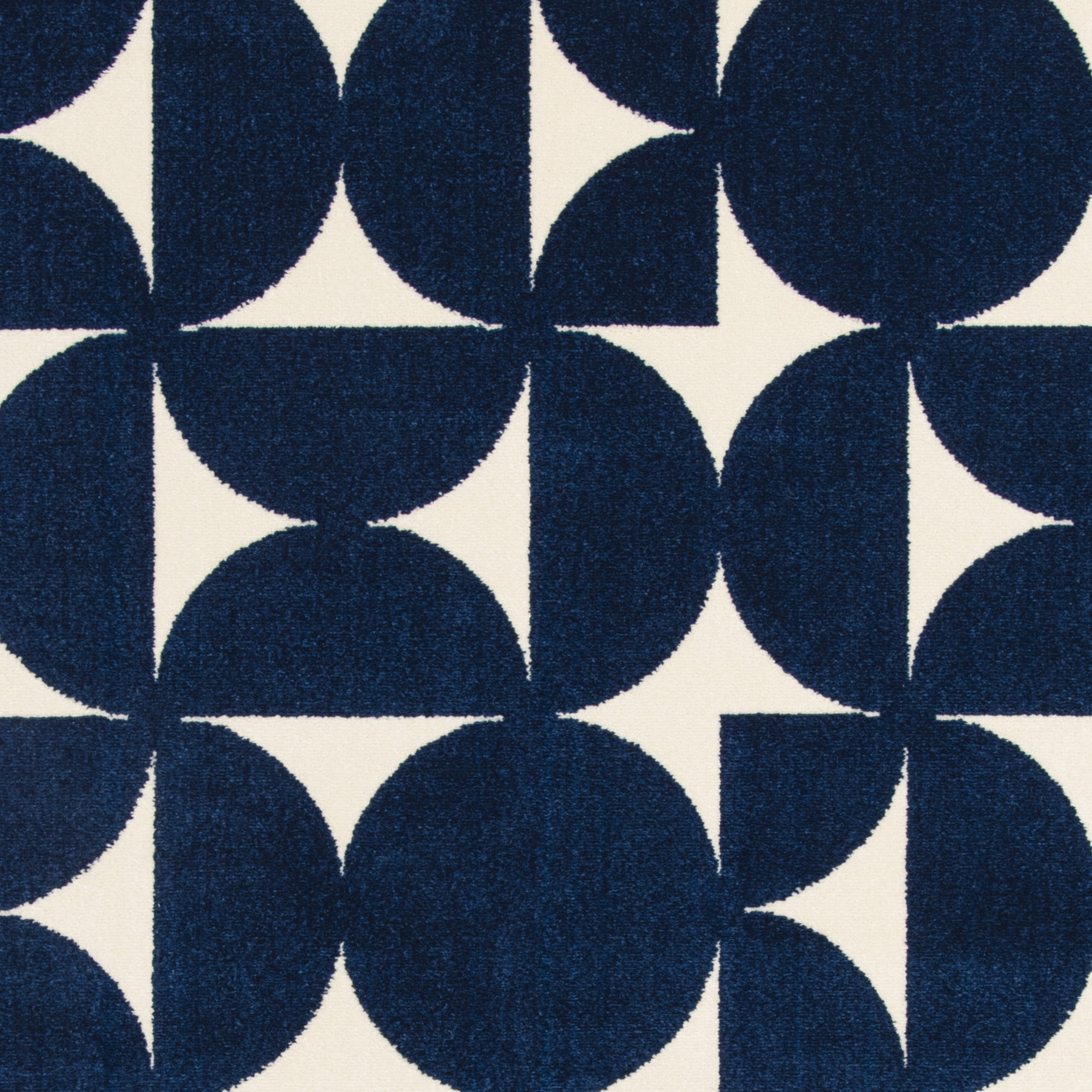 Loomaknoti Tecopa Sevella 2' x 7' Blue Geometric Outdoor Runner Rug