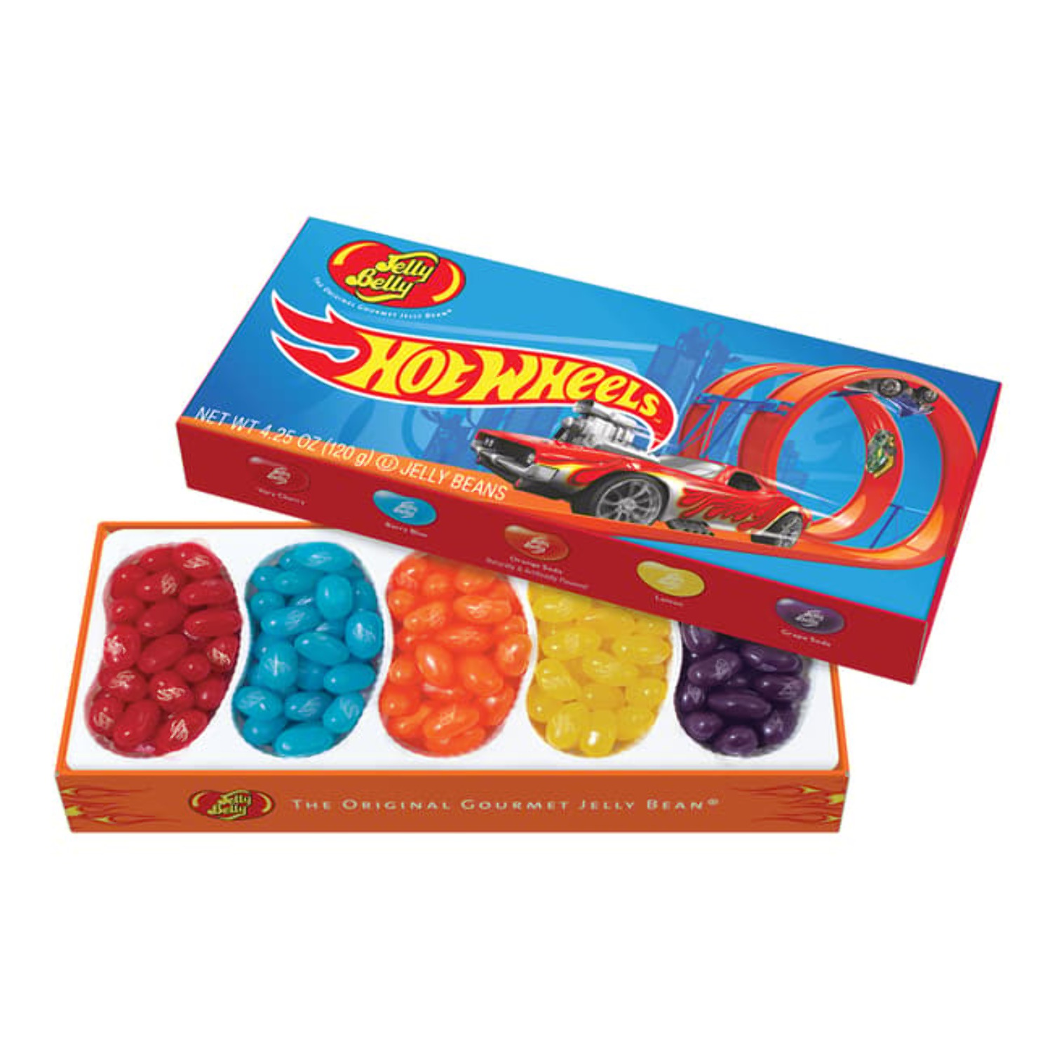 thumbnail image 5 of Jelly Bean Hot Wheels Mix 4.25oz Gift Box, 5 of 5