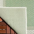 thumbnail image 5 of SAFAVIEH Machine Washable Rug Indoor/Outdoor Bermuda Collection - Bermuda David Plaid Indoor/Outdoor Runner Rug, Green/Ivory, 2' x 8', 5 of 5