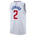 thumbnail image 3 of Unisex Nike Kawhi Leonard White LA Clippers Swingman Jersey - Association Edition, 3 of 3