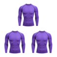 thumbnail image 3 of Jumpingount Ropa interior térmica para hombre, medias de secado rápido, ropa de manga larga para correr en invierno, ropa deportiva para Fitness, Type1 NO1, 3 of 6