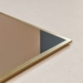 thumbnail image 4 of eviva  Gold 42" x 30" Rectangular Gold Metal Framed Mirror, 4 of 5