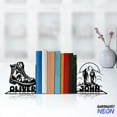 thumbnail image 2 of Handmadetneonsign Climber Metal Bookends Climber Name Bookend, Climbing Mountain Table Sign, Bookshelf Decor 75912, 2 of 4