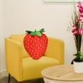 thumbnail image 3 of Adorable juguete de peluche de frutas, almohada de juguete de fresa rellena, juguete de peluche para el hogar, dormitorio, sala de estar, decoración, Zulema juguetes de frutas rellenas, 3 of 8
