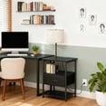 thumbnail image 5 of TOMNK Floor Lamp with Table, End Table for Living Room with Lamp, Shelves Side Table with Charging Station(USB & AC Port), 3 Color Temperature LED Bulb, Modern Nightstand Lamp for Bedroom, Office, 5 of 6