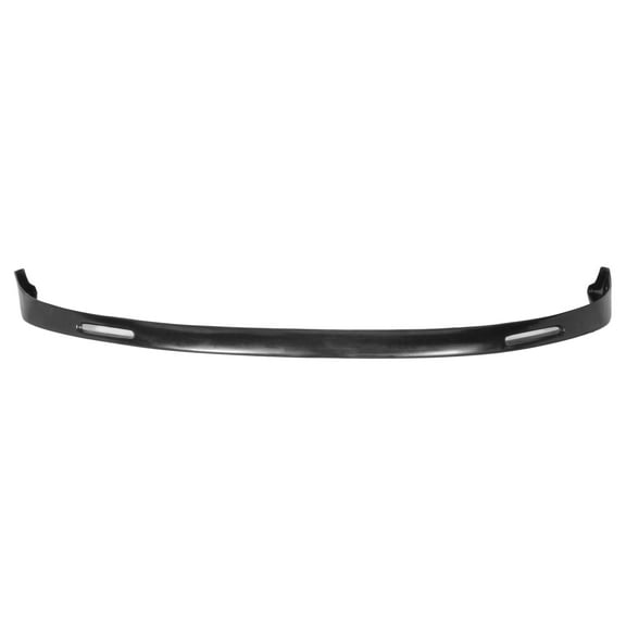 Ikon Motorsports Front Bumper Lip Compatible with 1999-2000 Honda Civic Backyard Style Black PU Polyurethane Air Dam Chin Spoiler Protector Splitter
